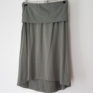 Splendid Olive High Low Skirt